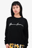 Versace Black Knit 'Gianni Versace' Crewneck Sweater Size 38
