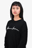 Versace Black Knit 'Gianni Versace' Crewneck Sweater Size 38