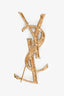 Saint Laurent Cassandre Crocodile Brooch
