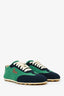 Marni Green/Navy Canvas Tennis Sneakers Size 40