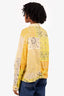 Kapital Yellow/Black Paisley Printed Button-Up Top Size L