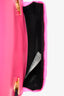 Versace Pink Quilted Velvet Chain Crossbody