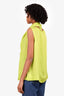 Escada Green Silk Neck-Tie Sleeveless Top Size 44