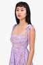 For Love & Lemons Purple Lace Dress Size S