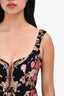 For Love & Lemons Black Floral Embroidered Dress Size XS