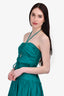 Ulla Johnson Turquoise Cut-Out Detail Midi Dress Size 6