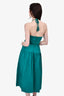 Ulla Johnson Turquoise Cut-Out Detail Midi Dress Size 6