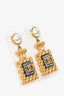 Pre-loved Chanel™ 2020 Gold Toned Perfume Bottle Drop Earrings