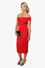 Cushnie Et Ochs Red Sleeveless Dress Size 10