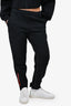 Prada 2021 Black Logo Skinny Joggers Size M