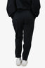 Prada 2021 Black Logo Skinny Joggers Size M