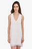 Helmut Lang White Sleeveless Tunic Dress Size M