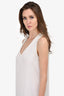 Helmut Lang White Sleeveless Tunic Dress Size M