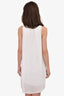 Helmut Lang White Sleeveless Tunic Dress Size M