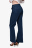 Victoria Beckham Dark Wash Wide Leg Jeans Size 28