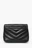 Saint laurent Black Leather Toy LouLou Crossbody