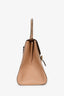 Delveaux Brown Rodeo Calf Brilliant MM Top Handle with Strap