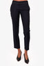 Prada Navy Contrast Stitch Trousers Size 36