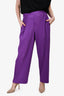 Issey Miyake Homme Plisse Purple Pleated Trousers Size 2 Mens