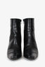 Salvatore Ferragamo Black Leather Mirella Ankle Boots Size 37.5