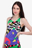 Gianna Versace Multicoloured Geometrical Print Top + Skirt Set Estimated Size S