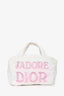 Christian Dior Vintage Terry Cloth 'J'adore Dior' Top Handle Bag