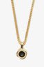 Christian Dior Gold/Black Toned 'Dior' Necklace