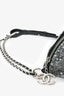 Pre-Loved Chanel™ 2018 Grey Sequin CC Belt Bag
