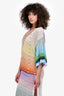 Missoni Rainbow Knit Long Tunic Dress Size 38