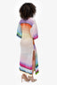 Missoni Rainbow Knit Long Tunic Dress Size 38