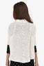 Brochu Walker White Cable Knit Open Cardigan Size XS