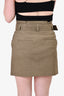 A.L.C. Green Linen Belted Mini Skirt Size 6