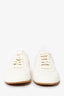 Loewe White Leather Anagram Sneakers Size 38