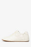 Loewe White Leather Anagram Sneakers Size 38