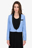 Racil Blue/Black Cropped Jacket Size 38