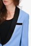 Racil Blue/Black Cropped Jacket Size 38