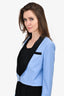 Racil Blue/Black Cropped Jacket Size 38