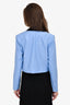 Racil Blue/Black Cropped Jacket Size 38