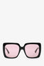 Gucci Black Square Diamante Sunglasses