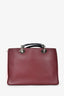 Christian Dior 2015 Burgundy/Pink/Grey Leather Medium Diorissimo Tote with Strap