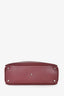 Christian Dior 2015 Burgundy/Pink/Grey Leather Medium Diorissimo Tote with Strap