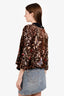 Johnny Was Penelope Velvet Leopard Print Cardigan Size XXS