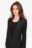 Saint Laurent Black Wool Blazer Size 34