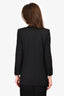 Saint Laurent Black Wool Blazer Size 34