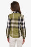 Burberry Brit Green Check Shirt Size XS