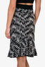 M Missoni Black/White Knit Skirt Size 42