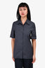 Prada Grey Short Sleeve Shirt Size 38