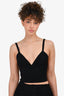 Dion Lee Black Knit Sleeveless Crop Top Size S