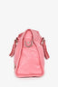 Balenciaga Pink Leather Classic City Bag With Strap