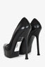 Saint Laurent Black Patent/Leather Platform Heels Size 37.5